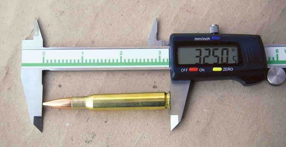 Cartridges should be loaded to their specified overall lengths.